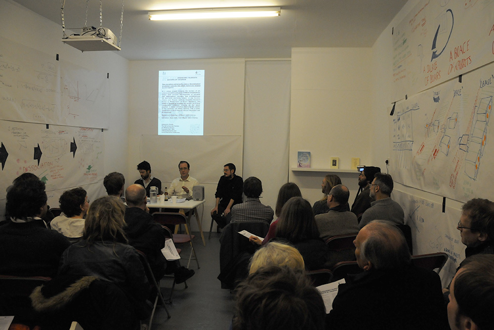 Urbanomic Events: Secrets of Creation, Urbanomic Studio, Falmouth, 13–21 March 2010