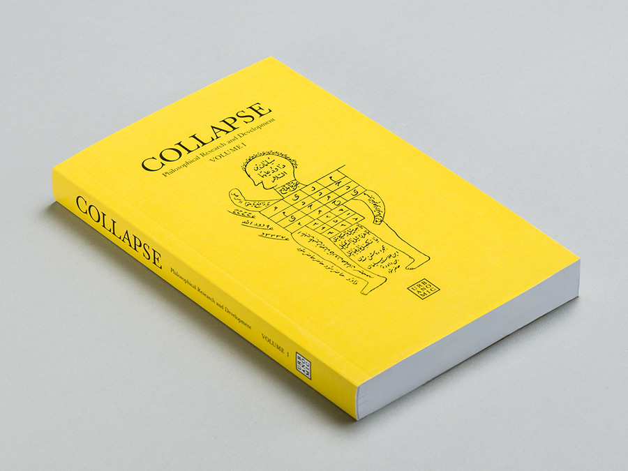 'Collapse 1: Numerical Materialism', published by Urbanomic (reissued edition)