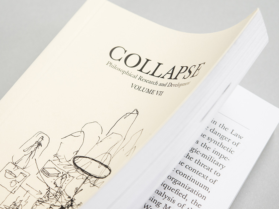 'Collapse volume 7: Culinary Materialism', published by Urbanomic (detail)