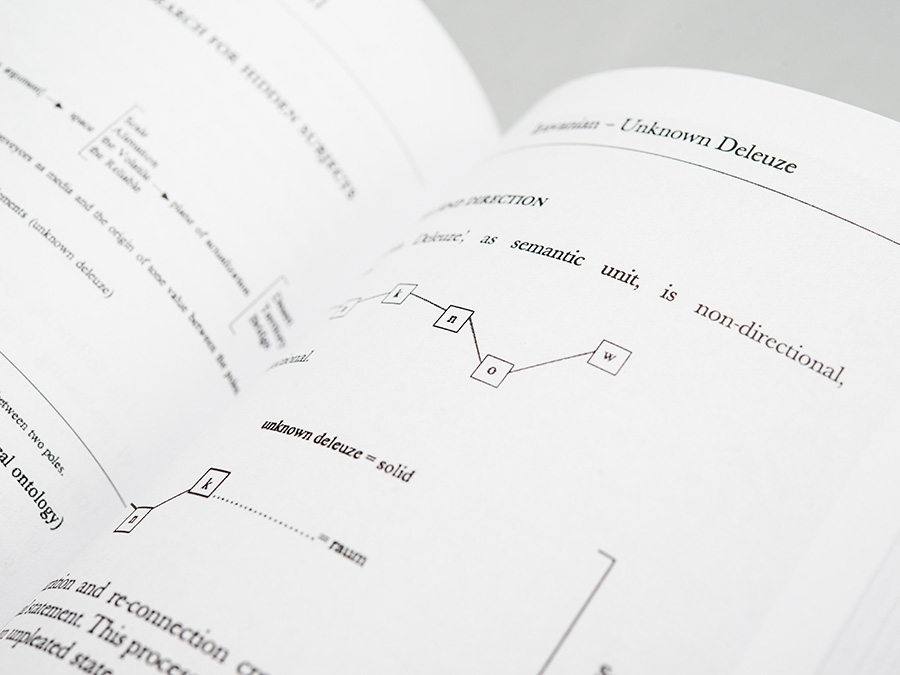'Collapse Volume 3: Unknown Deleuze', published by Urbanomic (detail)