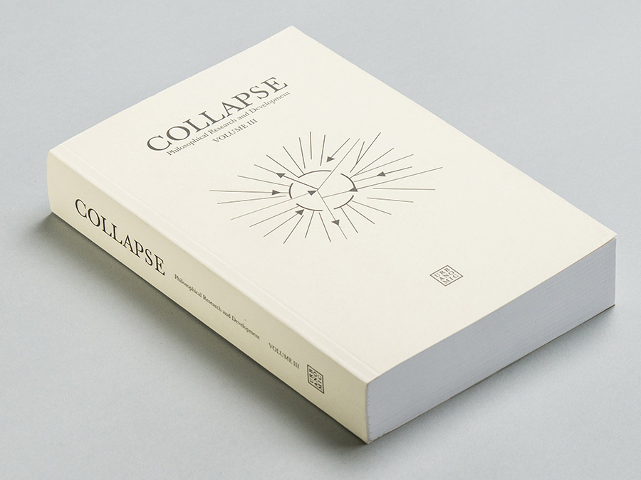 'Collapse Volume 3: Unknown Deleuze', published by Urbanomic
