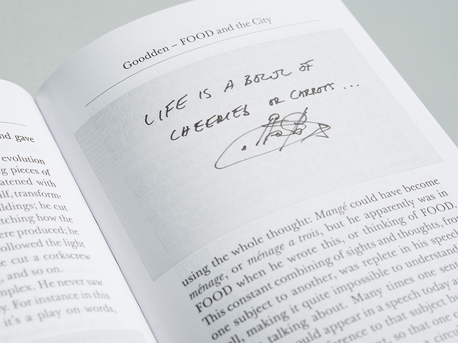 'Collapse volume 7: Culinary Materialism', published by Urbanomic (detail)