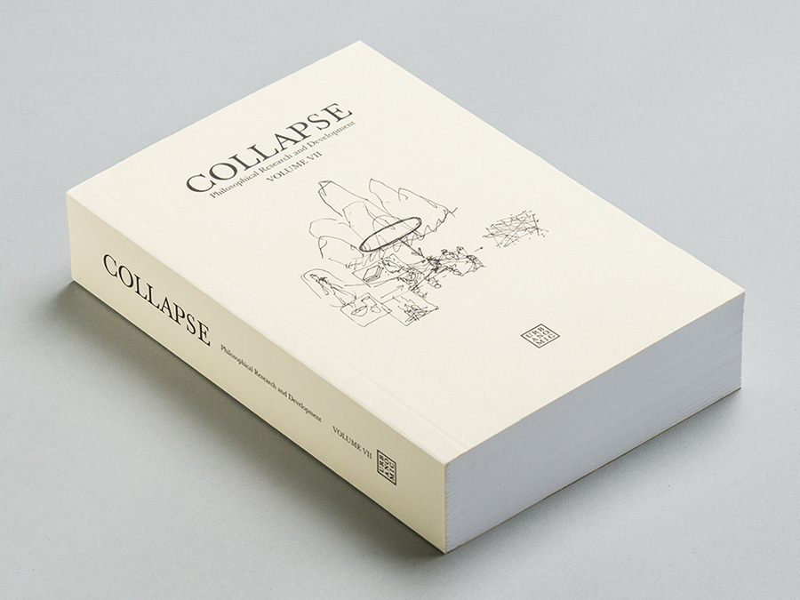 'Collapse volume 7: Culinary Materialism', published by Urbanomic