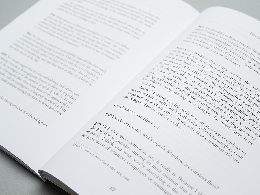 'The Medium of Contingency', published by Urbanomic (detail)