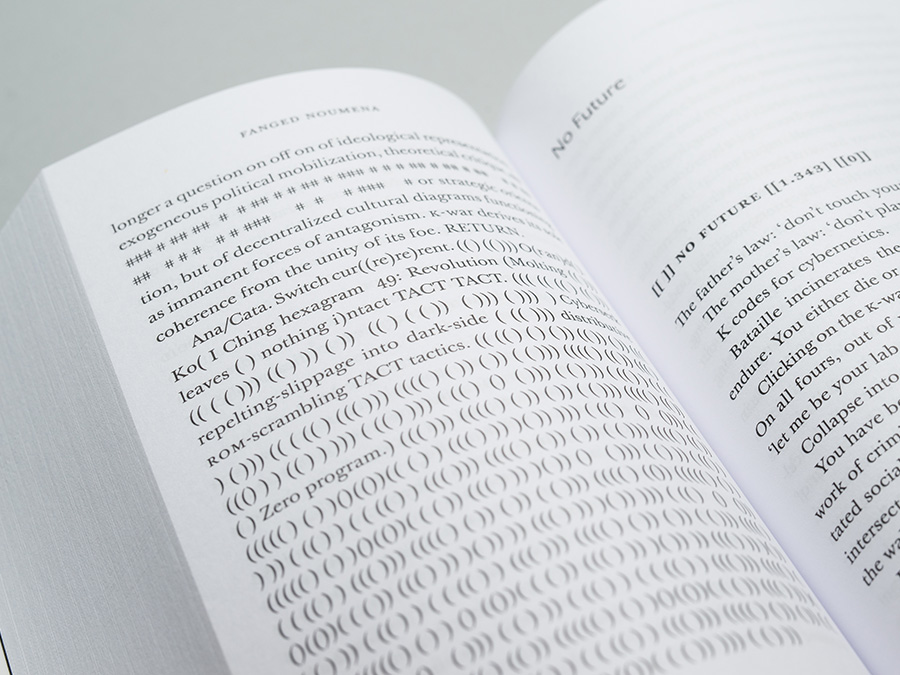 Nick Land, 'Fanged Noumena', published by Urbanomic (detail)