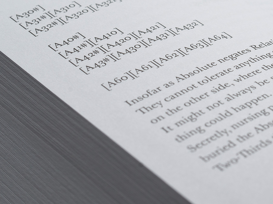Nick Land, 'Fanged Noumena', published by Urbanomic (detail)