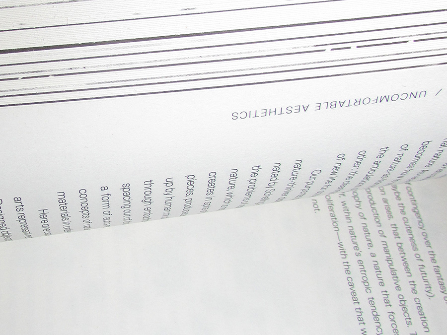 'Speculative Aesthetics', published by Urbanomic (detail)