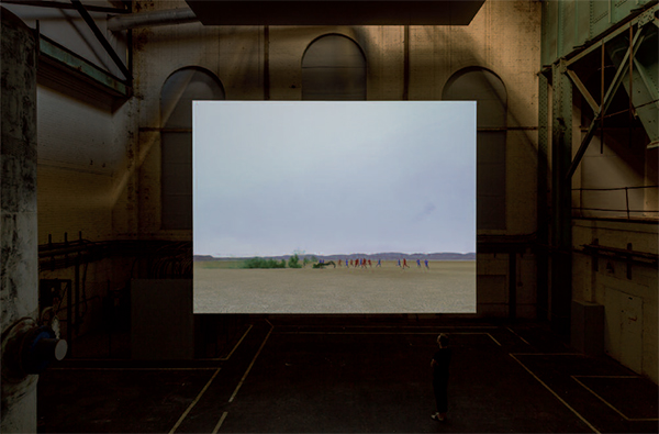 Art Card by John Gerrard for Urbanomic's 'Simulation, Exercise, Operations' (3 of 5)