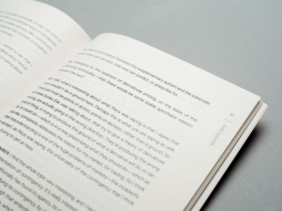 'The Medium of Contingency', published by Urbanomic (detail)