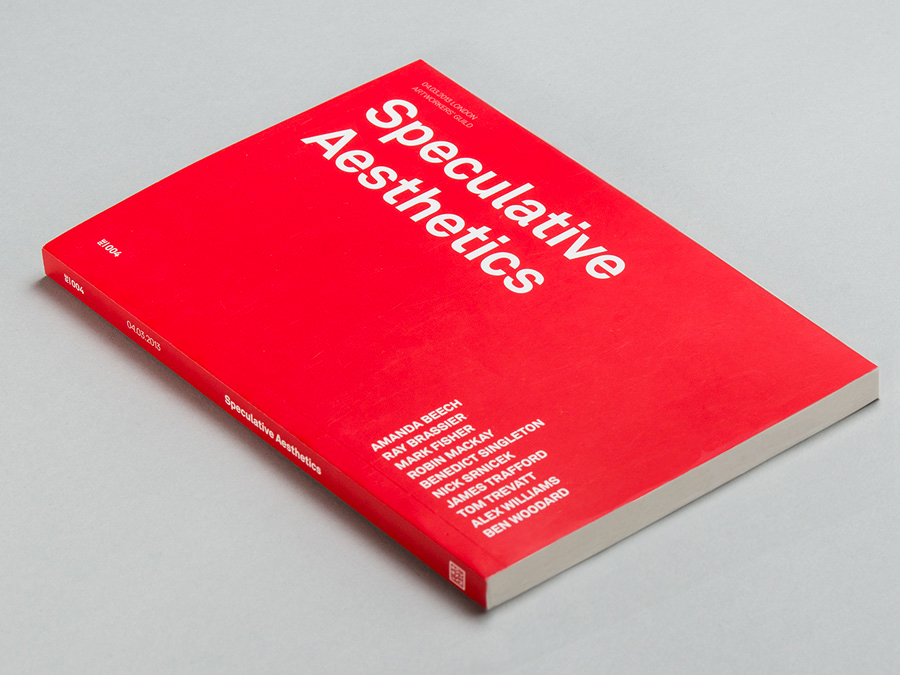 'Speculative Aesthetics', published by Urbanomic