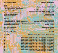 Florian Hecker, Resynthese FAVN - Image 15